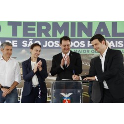 Governador Ratinho Jr. autoriza início da construção do novo terminal de São José dos Pinhais